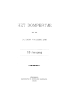 Het Dompertje. Nieuwe reeks. Jaargang 1899,  [tijdschrift] Dompertje van den oude Valentijn, Het