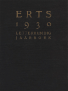 Erts. Letterkundig jaarboek. Jaargang 4,  [tijdschrift] Erts, letterkundig jaarboek