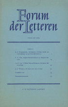 Forum der Letteren. Jaargang 1969,  [tijdschrift] Forum der Letteren