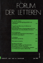 Forum der Letteren. Jaargang 1981,  [tijdschrift] Forum der Letteren