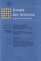 Forum der Letteren. Jaargang 1995,  [tijdschrift] Forum der Letteren