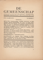 De Gemeenschap. Jaargang 4,  [tijdschrift] Gemeenschap, De