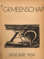 De Gemeenschap. Jaargang 15,  [tijdschrift] Gemeenschap, De