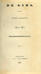 De Gids. Jaargang 6,  [tijdschrift] Gids, De