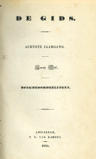 De Gids. Jaargang 8,  [tijdschrift] Gids, De