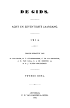 De Gids. Jaargang 78,  [tijdschrift] Gids, De