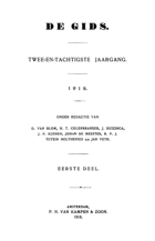 De Gids. Jaargang 82,  [tijdschrift] Gids, De