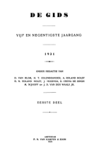 De Gids. Jaargang 95,  [tijdschrift] Gids, De