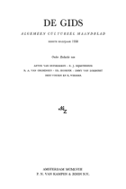 De Gids. Jaargang 121,  [tijdschrift] Gids, De