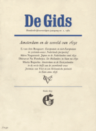 De Gids. Jaargang 145,  [tijdschrift] Gids, De