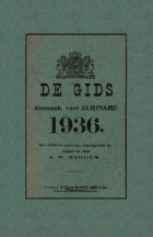 De Gids. Almanak voor Suriname 1936,  [tijdschrift] Gids. Almanak voor Suriname, De