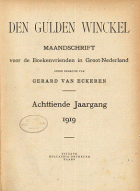 Den Gulden Winckel. Jaargang 18,  [tijdschrift] Gulden Winckel, Den