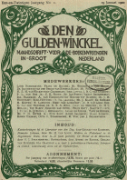 Den Gulden Winckel. Jaargang 21,  [tijdschrift] Gulden Winckel, Den