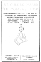 De Gulden Passer. Jaargang 4,  [tijdschrift] Gulden Passer, De