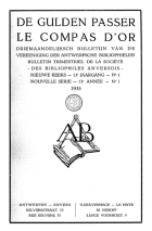 De Gulden Passer. Jaargang 13,  [tijdschrift] Gulden Passer, De