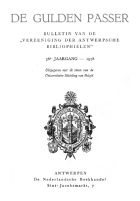 De Gulden Passer. Jaargang 56,  [tijdschrift] Gulden Passer, De