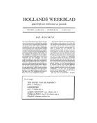 Hollands Weekblad. Jaargang 2,  [tijdschrift] Hollands Maandblad