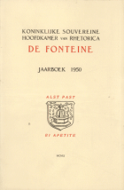 Jaarboek De Fonteine. Jaargang 1950,  [tijdschrift] Jaarboek De Fonteine