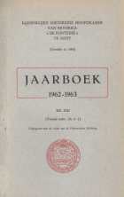 Jaarboek De Fonteine. Jaargang 1962-1963,  [tijdschrift] Jaarboek De Fonteine