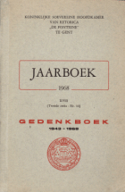 Jaarboek De Fonteine. Jaargang 1968,  [tijdschrift] Jaarboek De Fonteine