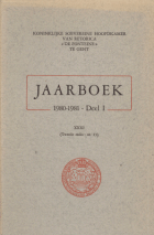 Jaarboek De Fonteine. Jaargang 1980-1981 (2 delen),  [tijdschrift] Jaarboek De Fonteine