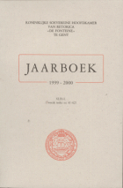 Jaarboek De Fonteine. Jaargang 1999-2000,  [tijdschrift] Jaarboek De Fonteine