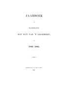 Jaarboek der Maatschappij tot Nut van 't Algemeen voor 1864-1865,  [tijdschrift] Jaarboek der Maatschappij tot Nut van 't Algemeen