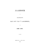 Jaarboek der Maatschappij tot Nut van 't Algemeen voor 1866-1867,  [tijdschrift] Jaarboek der Maatschappij tot Nut van 't Algemeen