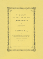 Jaarverslag van het Koninklijk Oudheidkundig Genootschap 10,  [tijdschrift] Jaarverslag van het Koninklijk Oudheidkundig Genootschap 1859-1900