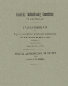 Jaarverslag van het Koninklijk Oudheidkundig Genootschap 49,  [tijdschrift] Jaarverslag van het Koninkijk Oudheidkundig Genootschap 1901-2000