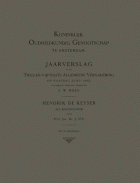 Jaarverslag van het Koninklijk Oudheidkundig Genootschap 52,  [tijdschrift] Jaarverslag van het Koninkijk Oudheidkundig Genootschap 1901-2000