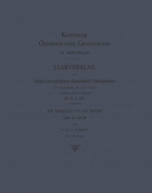 Jaarverslag van het Koninklijk Oudheidkundig Genootschap 59,  [tijdschrift] Jaarverslag van het Koninkijk Oudheidkundig Genootschap 1901-2000