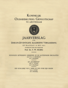 Jaarverslag van het Koninklijk Oudheidkundig Genootschap 73,  [tijdschrift] Jaarverslag van het Koninkijk Oudheidkundig Genootschap 1901-2000