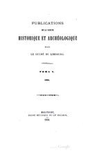 Publications de la Société Historique et Archéologique dans le duché de Limbourg. Deel 5,  [tijdschrift] Jaarboek van Limburgs Geschied- en Oudheidkundig Genootschap