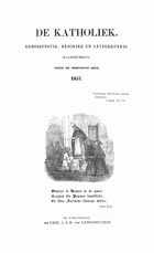 De katholiek 1857. Deel 32,  [tijdschrift] Katholiek, De
