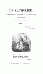 De katholiek 1859. Deel 36,  [tijdschrift] Katholiek, De