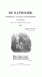 De katholiek 1863. Deel 43,  [tijdschrift] Katholiek, De