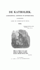 De katholiek 1865. Deel 48,  [tijdschrift] Katholiek, De