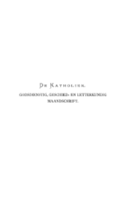 De katholiek 1894. Deel 105-106,  [tijdschrift] Katholiek, De