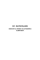 De katholiek 1903. Deel 124,  [tijdschrift] Katholiek, De