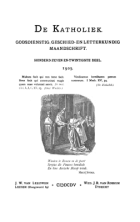 De katholiek 1905. Deel 127,  [tijdschrift] Katholiek, De