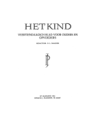 Het kind. Jaargang 35,  [tijdschrift] Kind, Het