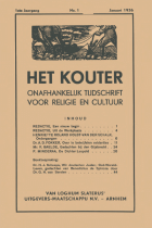 Het Kouter. Jaargang 1,  [tijdschrift] Kouter, Het