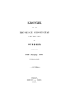 Kroniek van het Historisch Genootschap gevestigd te Utrecht. Jaargang 6,  [tijdschrift] Kroniek van het Historisch Genootschap gevestigd te Utrecht