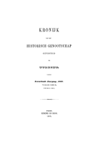 Kroniek van het Historisch Genootschap gevestigd te Utrecht. Jaargang 17,  [tijdschrift] Kroniek van het Historisch Genootschap gevestigd te Utrecht