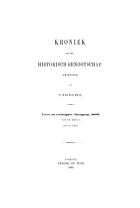 Kroniek van het Historisch Genootschap gevestigd te Utrecht. Jaargang 22,  [tijdschrift] Kroniek van het Historisch Genootschap gevestigd te Utrecht