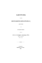 Kroniek van het Historisch Genootschap gevestigd te Utrecht. Jaargang 28,  [tijdschrift] Kroniek van het Historisch Genootschap gevestigd te Utrecht