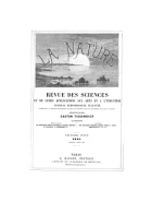 La Nature. Revue des Sciences. Jaargang 9,  [tijdschrift] Nature. Revue des Sciences, La