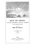 La Nature. Revue des Sciences. Jaargang 28,  [tijdschrift] Nature. Revue des Sciences, La