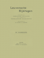 Leuvense Bijdragen. Jaargang 10,  [tijdschrift] Leuvense Bijdragen